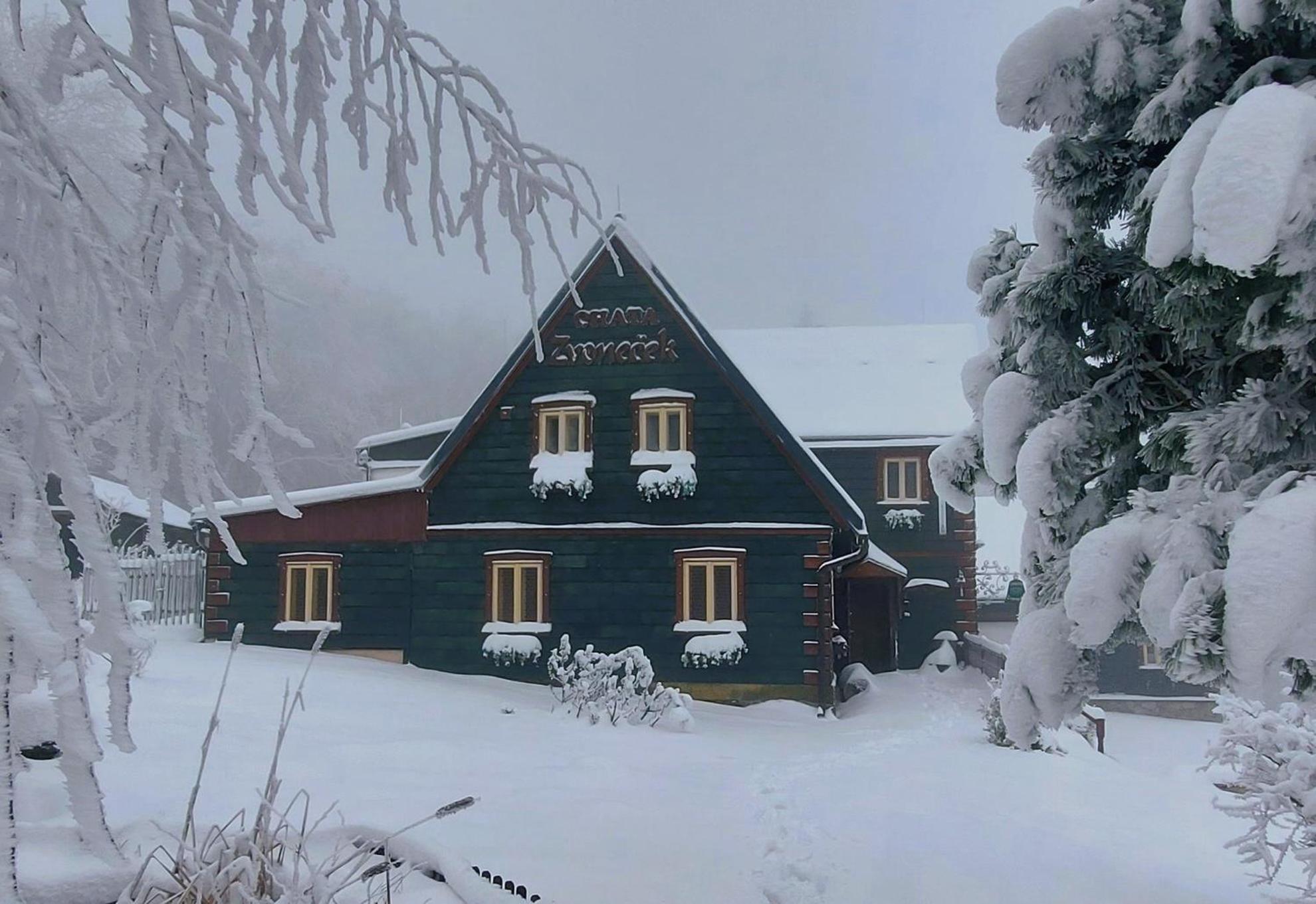 Chata Zvonecek Jiřetín pod Jedlovou Exterior foto