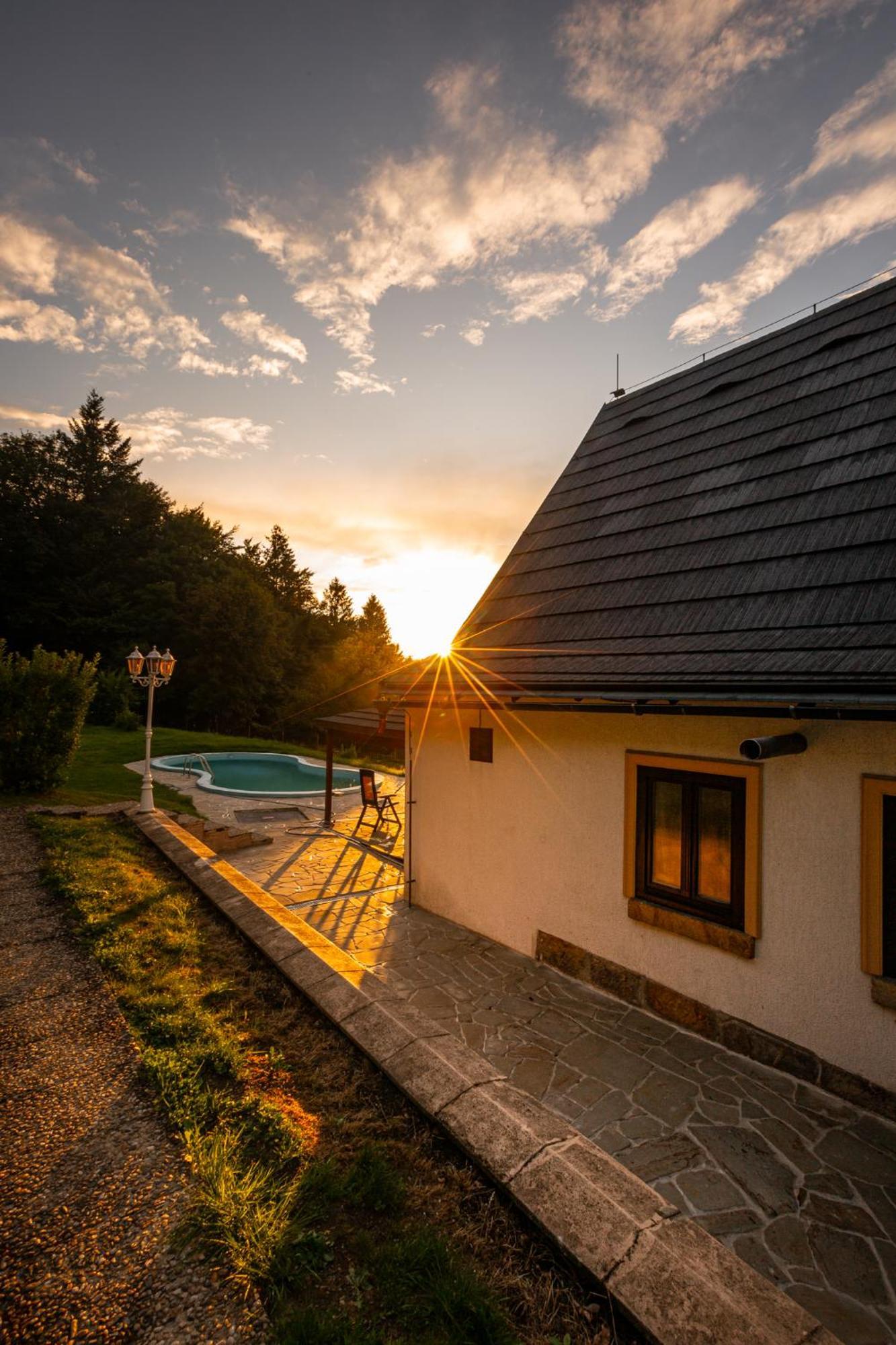 Chata Zvonecek Jiřetín pod Jedlovou Exterior foto