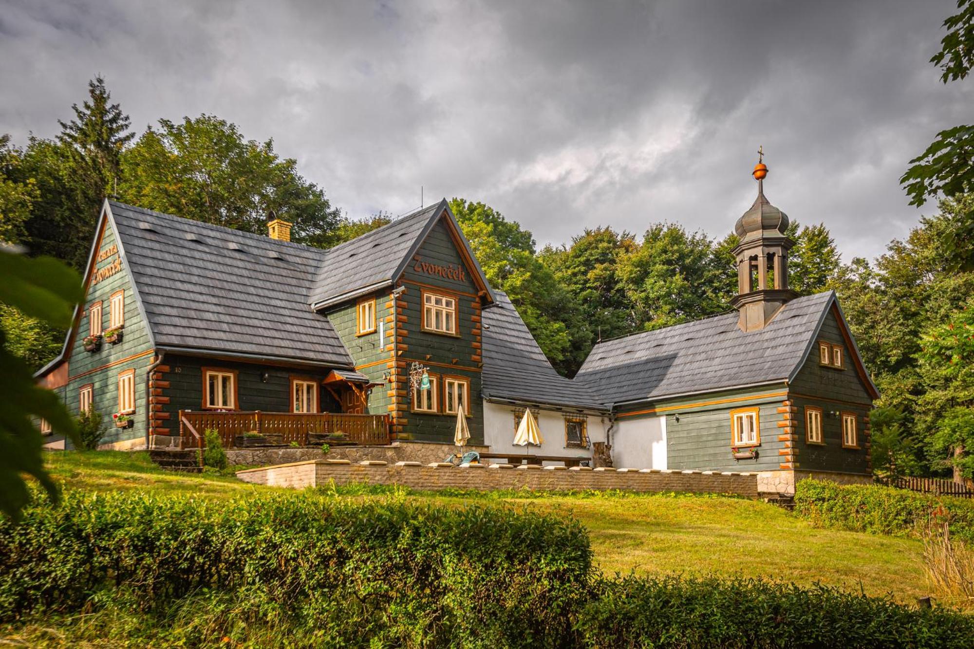 Chata Zvonecek Jiřetín pod Jedlovou Exterior foto